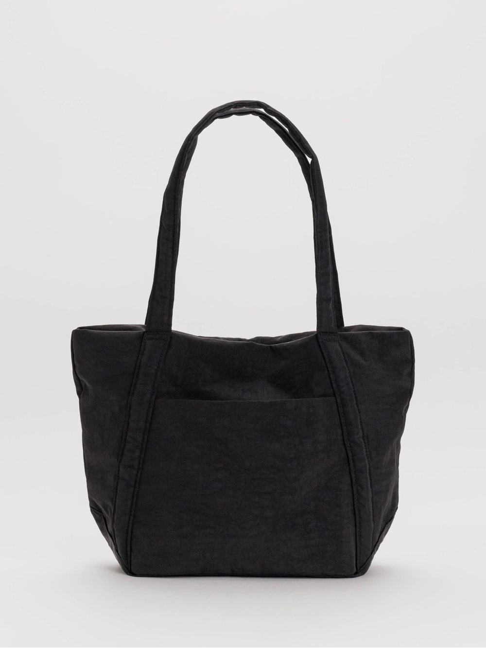 NWT BAGGU Mini Cloud Bag Tote Black - Picture 2 of 12